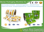 Food packaging plastic roll film with bestar packaging machine