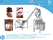 Automatic packaging machine for powder flour filling and sealing