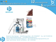 Fully automatic real bean coffee packing machine with 4-heads linear weigher