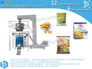 Full automatic grain snack biscuit packing machine with weigher and Z elevator