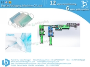 Disposable medical mask making machine, 3-layers and 2-layers optional, nonwoven material