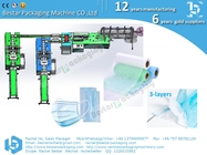 Disposable medical mask making machine, 3-layers and 2-layers optional, nonwoven material