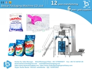 Stainless steel packaging machine weighing detergent powder and packing