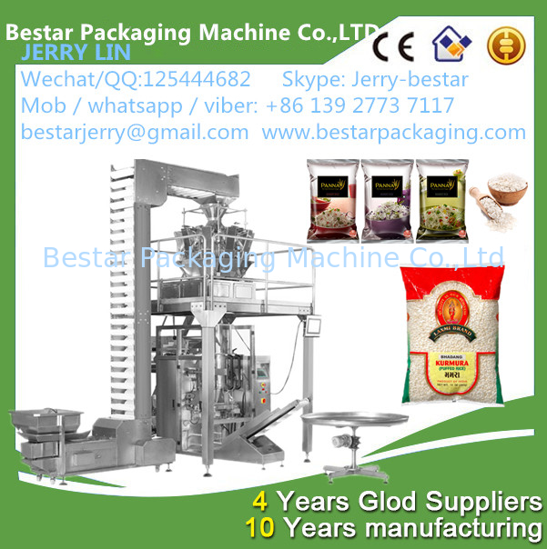 2016 New design BSTV-420/520/720AZ Automatic rice/peanuts packet packing machine