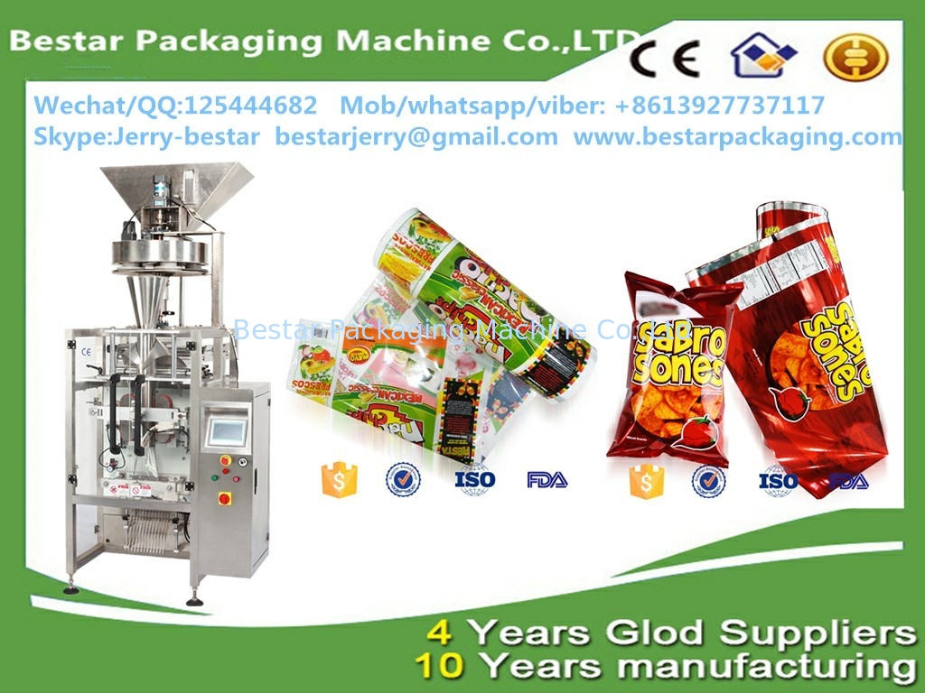 Automatic Packaging Film Heat seal Laminated Packaging Herbar Tea film with bestar weighting packaging machine