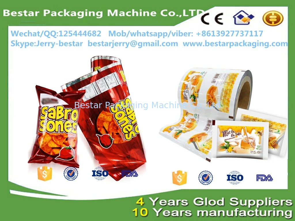 holesale vivid printing frozen popsicle packaging roll film,Food packaging plastic roll film with bestar packaging