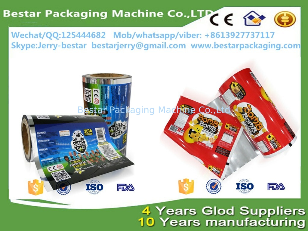 NEW! laminated stretch film for ice cream packaging,Food packaging plastic roll film with bestar packaging
