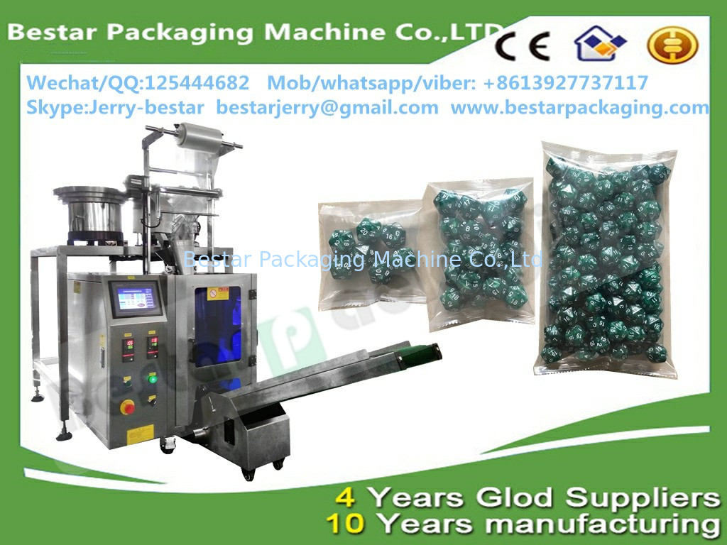 Fully Automatic  Hardware fitting include screw nail nuts bolts counting and packing machine with 2 vibration bowls