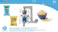 Popcorn 50g automatic weighing and pouch sealing packing machine