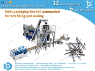 Packaging equipment fully automatic solution for screw nails packing in box