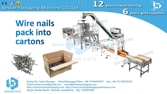 10KG per carton weighing packaging machine, automatic carton opening, filling and sealing