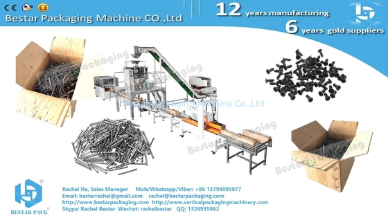 10KG per carton weighing packaging machine, automatic carton opening, filling and sealing