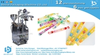 Frozen ice lolly packaging machine