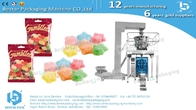 Fruit candy pouch automatic packaging machine