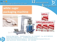 How to pack white sugar sachet Bestar weighing and packaging machine