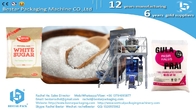 Secondary big pouch stacking packing machine for multiple small sachets stacking inside