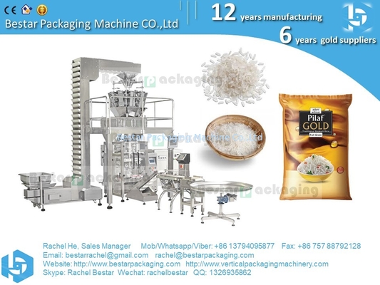 Automatic rice packing machine with vacuum function BSTV-750BZ