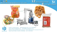 Elastic bands rubber bands automatic weighing packing machine with 14 heads weigher BSTV-450AZ