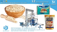 Instant oats manufacturer packing 1kg oats pouch by Bestar packaging machine BSTV-550AZ