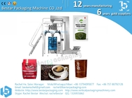 How to pack coffee bean into PE bag with degassing valve BSTV-550BZ