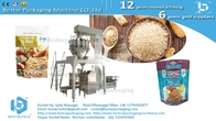 Automatic weighing and filling doypack machine for powder sticks packing in pre-made pouch