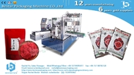 Mashed potato very viscous products flat pouch packaging machine with Bestar DIY screw pump
