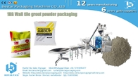 Cement powder 5kg pouch fully automatic packing machine BSTV-650DZ