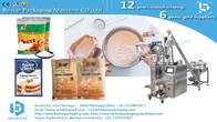 Automatic packing machine for milk powder 25g 3 sides sealing sachet with easy tear notch BSTV-160F