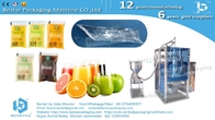 How to automatically package orange juice pouch with 2000ml BSTV-450P