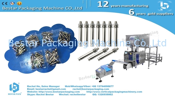 Automatic counting packaging machine for disposable nasal hair trimmer