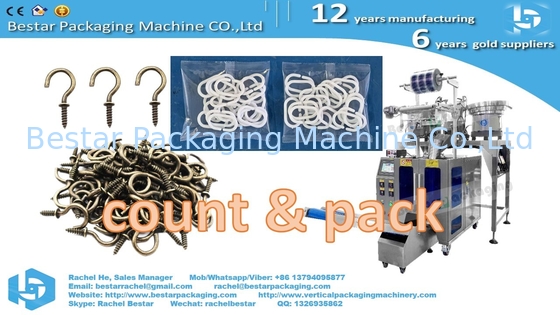 Automatic counting packaging machine for disposable nasal hair trimmer