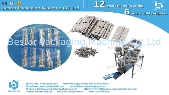 How to pack stick shape long hardware [Bestar] automatic counting packing machine