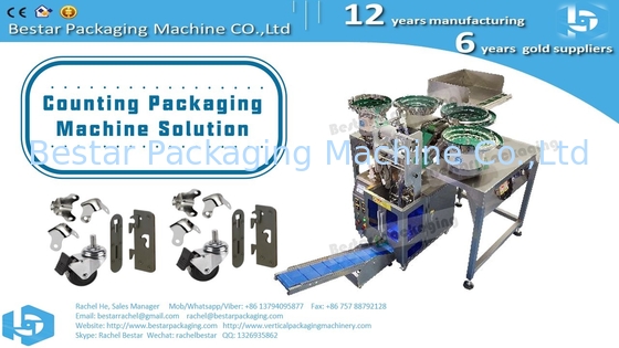 Furniture components 5 kinds mixing pouch packing machine with printer