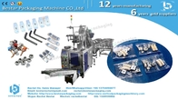 Furniture hardware automatic counting filling and mixing packaging machine conveyor bucket type