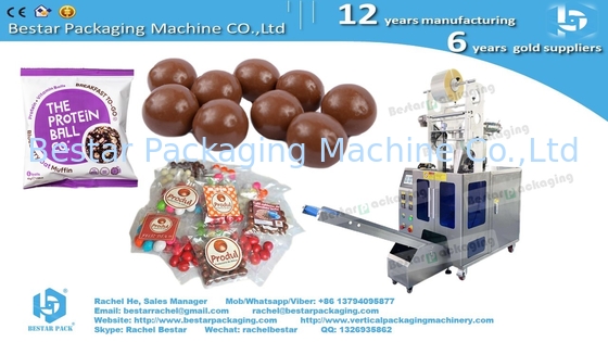 Chocolate ball 5pcs sachet automatic counting packaging machine