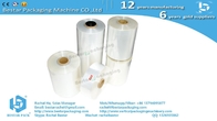 Chinese factory plastic packing material roll film transparent foil color printing foil