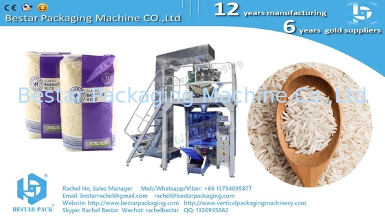Pure rice 5KG pouch automatic weighing and packaging machine BSTV-750AZ