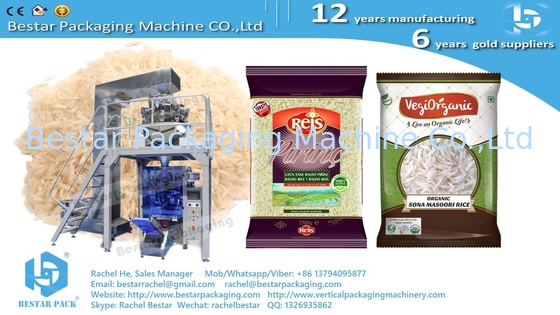Pure rice 5KG pouch automatic weighing and packaging machine BSTV-750AZ