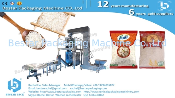 Pure rice 5KG pouch automatic weighing and packaging machine BSTV-750AZ