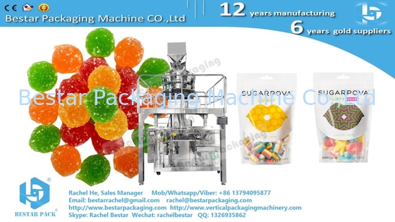 Bestar Doypack machine new developed 3 stations model automatic weighing filling