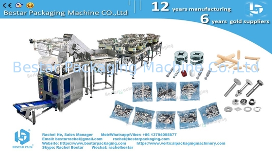 Smart Counting &amp; Packaging Machine with 14 vibrations for Hardware Products