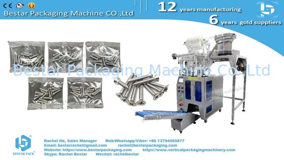 Screw nails counting packaging machine with warning light