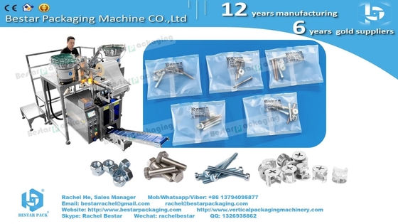 Bathroom Hardware Counting Packing Machine with Noise Insulation Cover