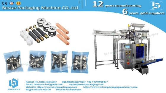 Hardware Counting packaging machine with 3 bowls