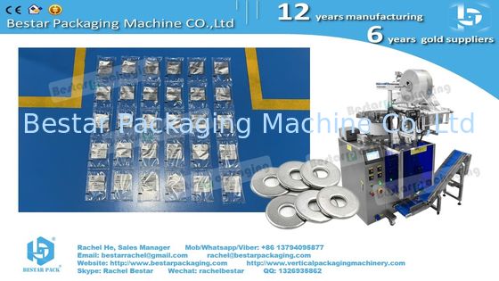 6-Bowl Auto Packing Machine for Mixed Hardware in Custom Chain Bags