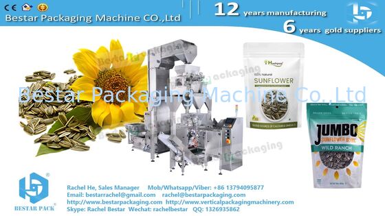 8-Station Pre-Made Pouch Doypack Machine for 500-1000g Grains