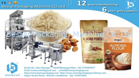 8-Station Pre-Made Pouch Doypack Machine for 500-1000g Grains