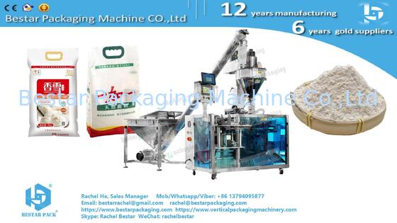 8-station Doypack packaging machine with airtight seal for 500g of salt