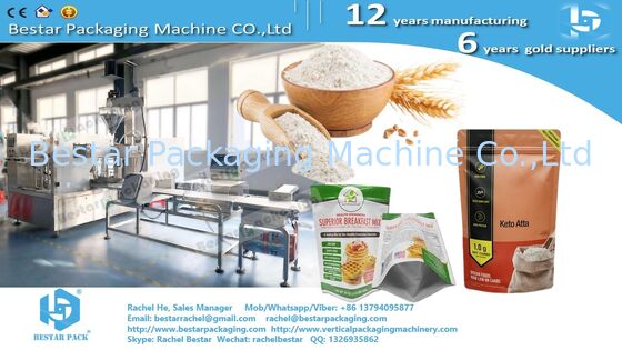 8-Station Zipper Bag Doypack Packing Machine for 250g Salt