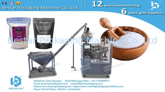 8-Station Zipper Bag Doypack Packing Machine for 250g Salt